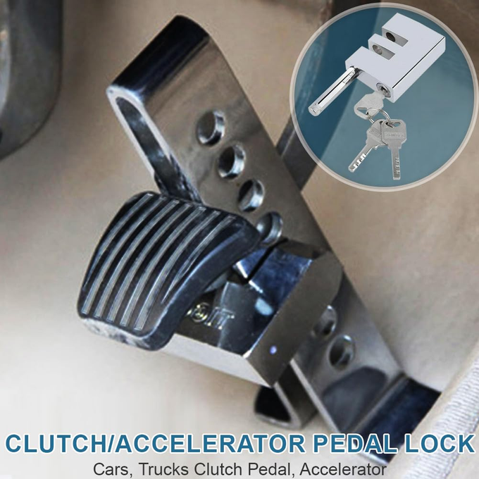 Verrouillage de pédale de voiture pour protéger contre le vol