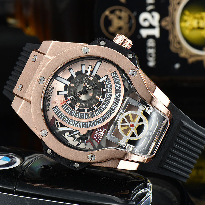 Montre à Quartz à grand cadran étanche gabon