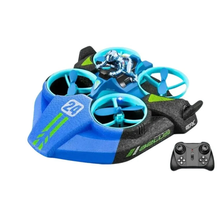 Drone RC Multifonctionnel Terre-Mer-Air 3-en-1