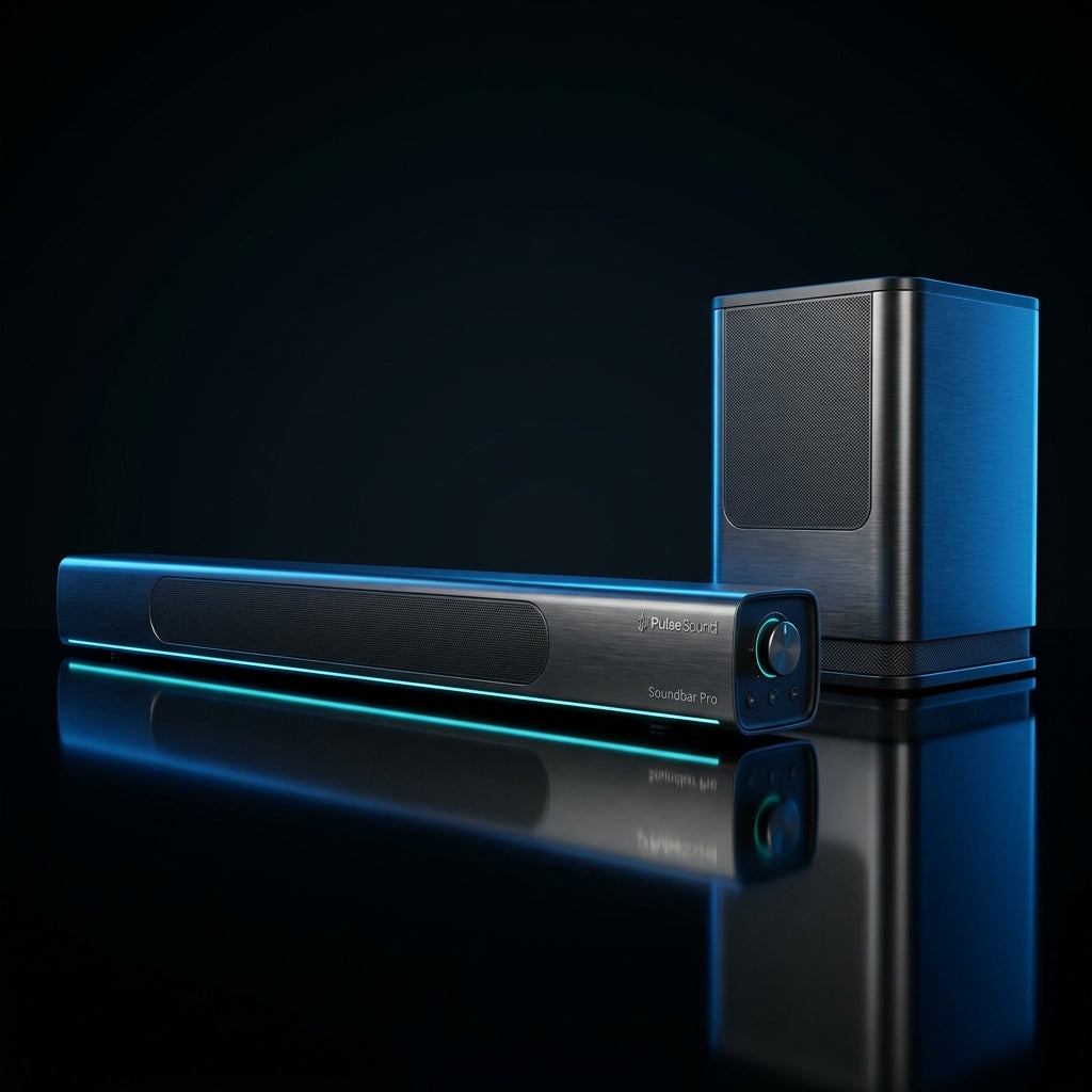 5.1.2 Channel Dolby Atmos Spatial Soundbar with Wireless Subwoofer
