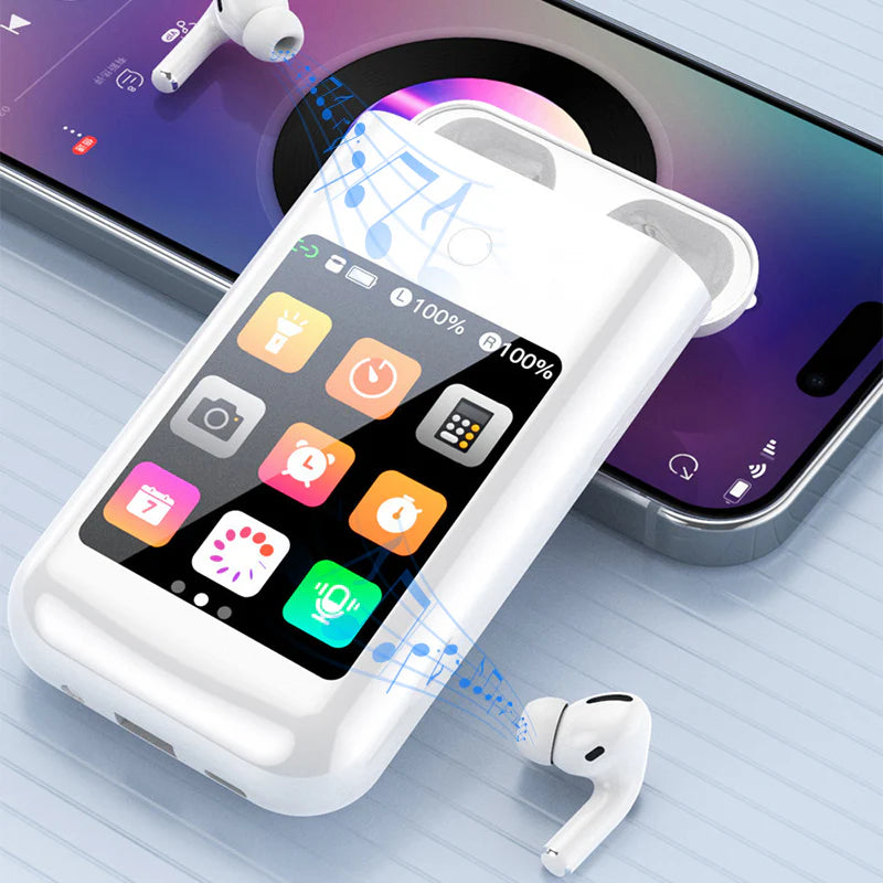 Chargeur portable 3 en 1 Écouteurs Bluetooth multimédias