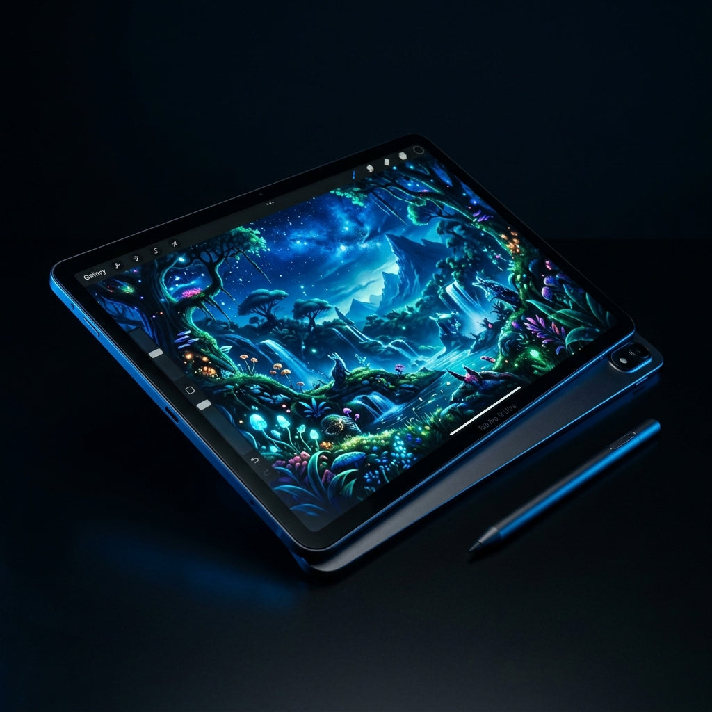 Ultra-Thin 12.9" AMOLED Digital Workspace Tablet