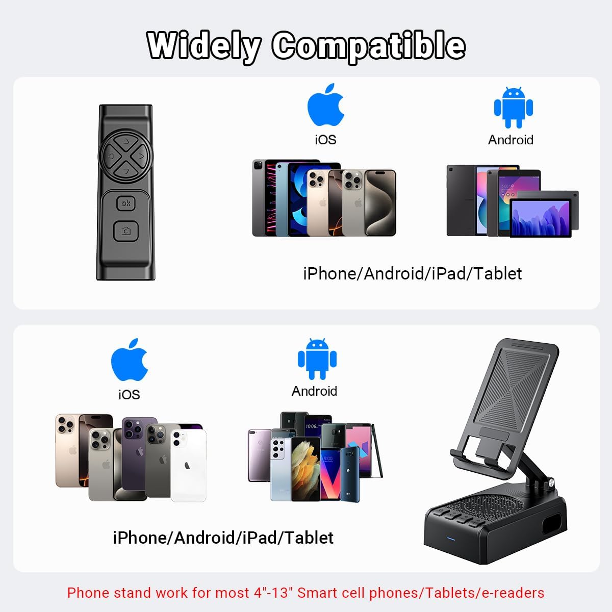 Support téléphone  & Télécommande