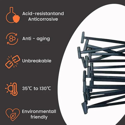 🔩 Lot de 50 Boucles Universelles en Nylon