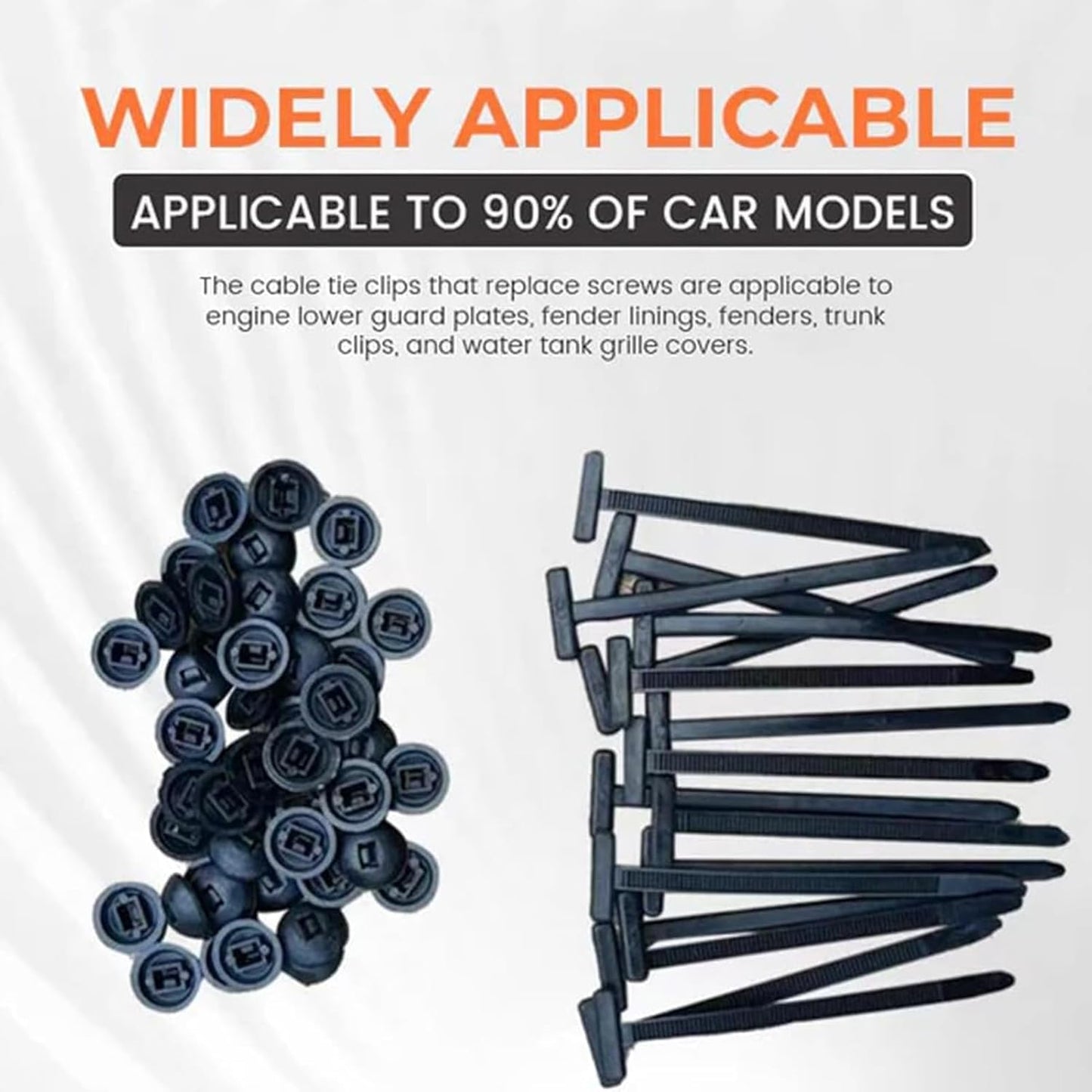 🔩 Lot de 50 Boucles Universelles en Nylon