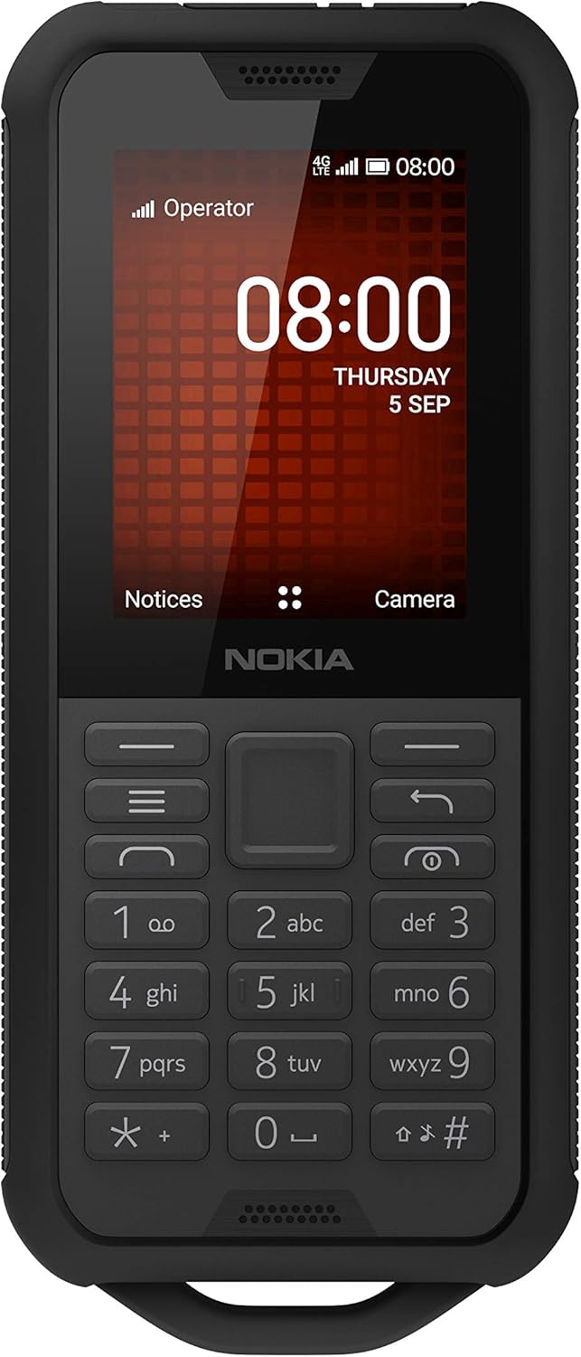 Nokia 800 Tough 2.4" 2G – Robuste, Imperméable et Batterie Longue Durée