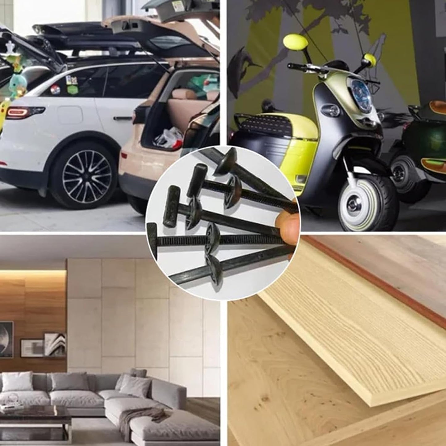 🔩 Lot de 50 Boucles Universelles en Nylon