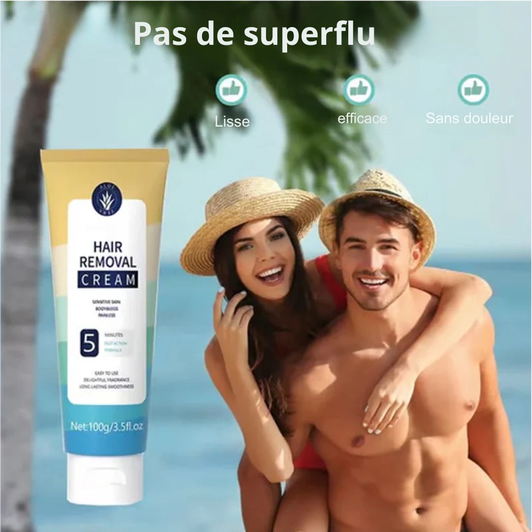 Achetez-en 1, obtenez-en 1 gratuit ! Crème dépilatoire indolore pour tout le corps