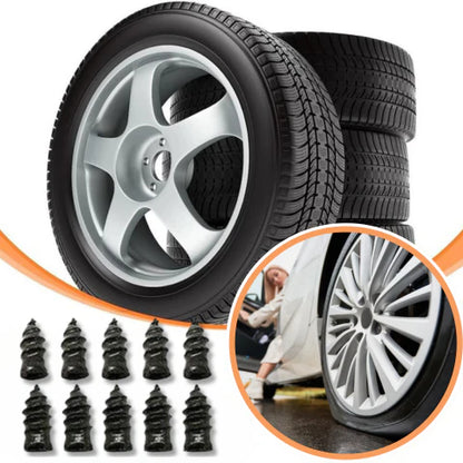 Kit de vulcanisation rapide - Lot de 10 rustines filetées