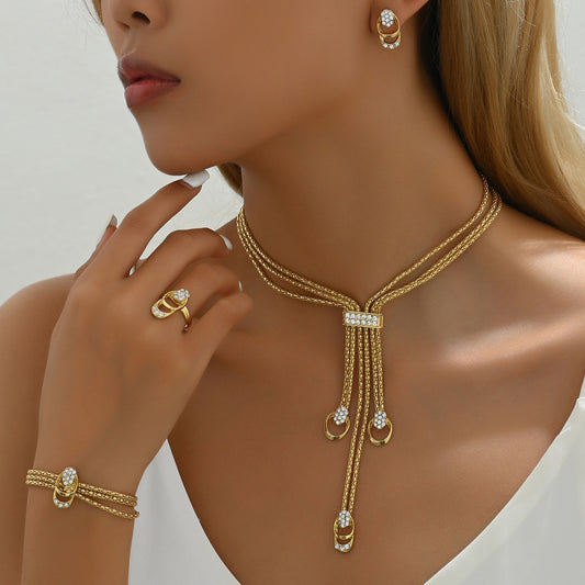 Bijoux Ensembles De Luxe 4 pièces CI