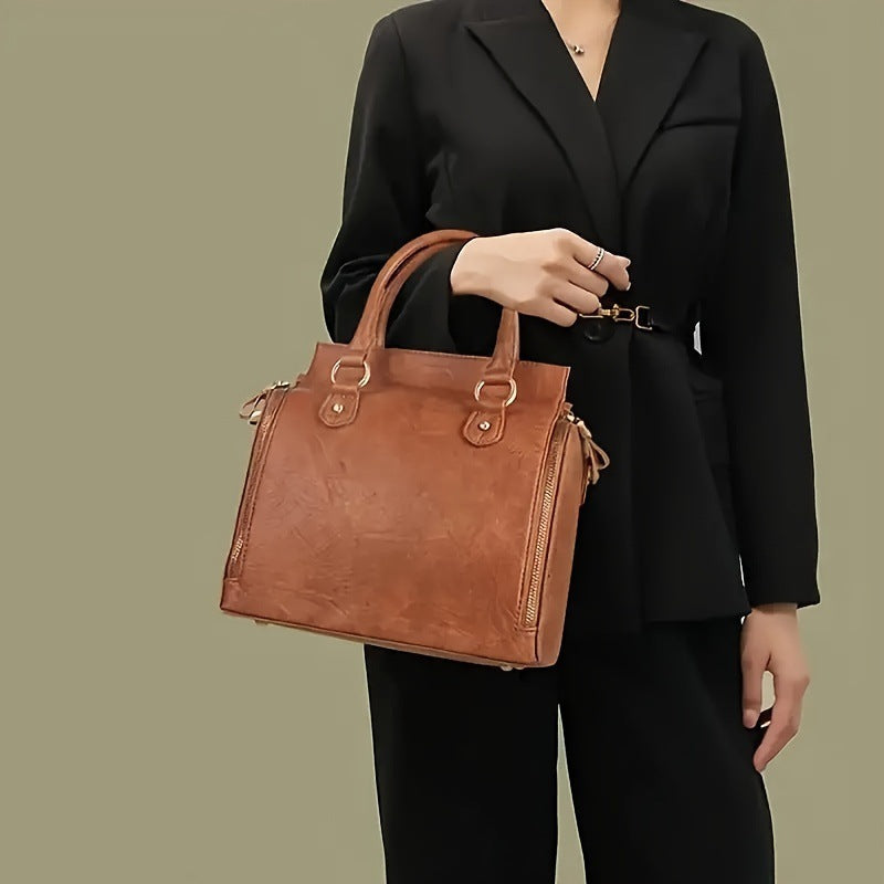 Sac à main en cuir PU multifonction pour femme