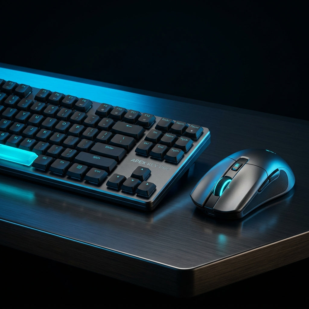 Low-Profile Wireless Mechanical Keyboard & Precision Ergonomic Mouse Combo