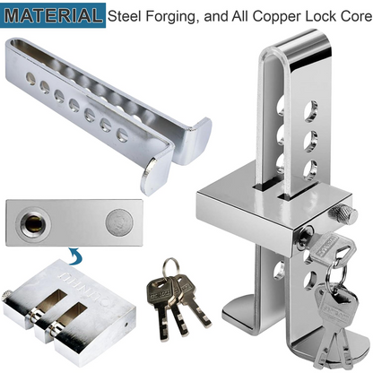 Verrouillage de pédale de voiture pour protéger contre le vol