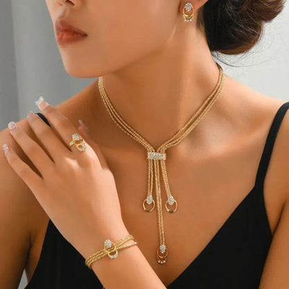 Pack Montre et Bijoux de luxe Suisse 4 pièces